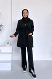 Ka Hijab Women's Slit Detail Double Pocket Sets Hijabs