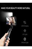 Çelikwork inspiring technology Tripod Wireless Selfie Stick with LED Light, Tripod Stand