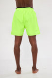 Pandy Men's Colorful Pocket Zipper Yellow Swim Shorts