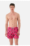 John Frank Men's Patterned Or Printed Swim Shorts