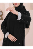 Hijabaya Women's Pearl Double Abaya Suit Hijabs