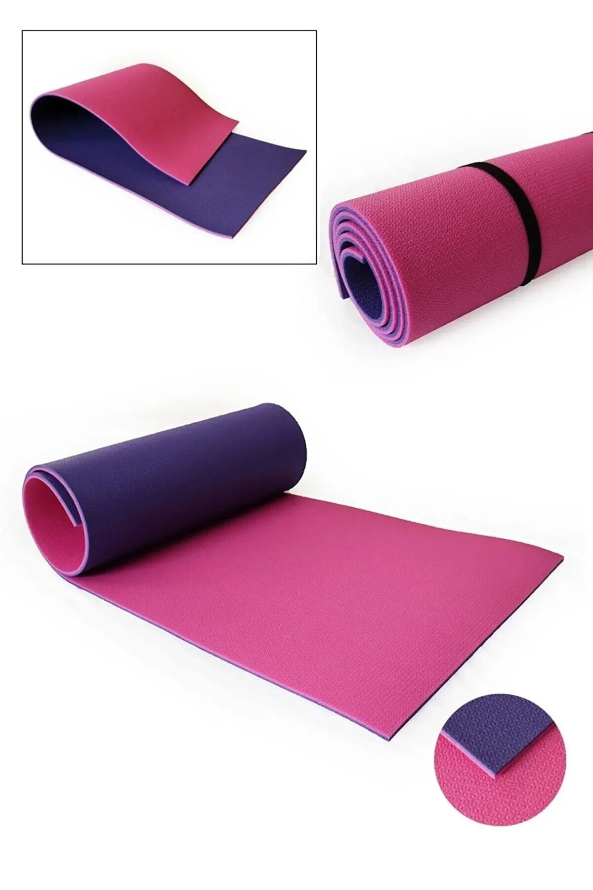 Tayzon Pilates Mat & Yoga Mat Double-Sided Exercise Mat Camping Mat