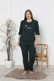 Fames Pajama Ribbed Camisole Cotton Flare Leg New Season Plus Size Home Wear