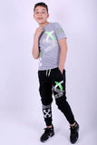 Fyl Kids Boy's Printed Upper and Lower Tracksuit Sets