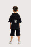Gold Class Kidswear Boy's Sword and Shield Printed Hooded Sets