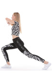 Buzzard Women's New Zebra Print Leggings