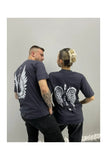 Black Street Unisex Tshirt Gray Love Printed Dear Couple Combination Set of 2