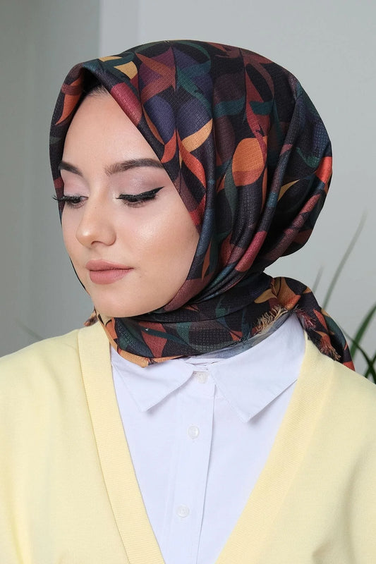 Afvente Patterned Cotton Scarf Hijabs
