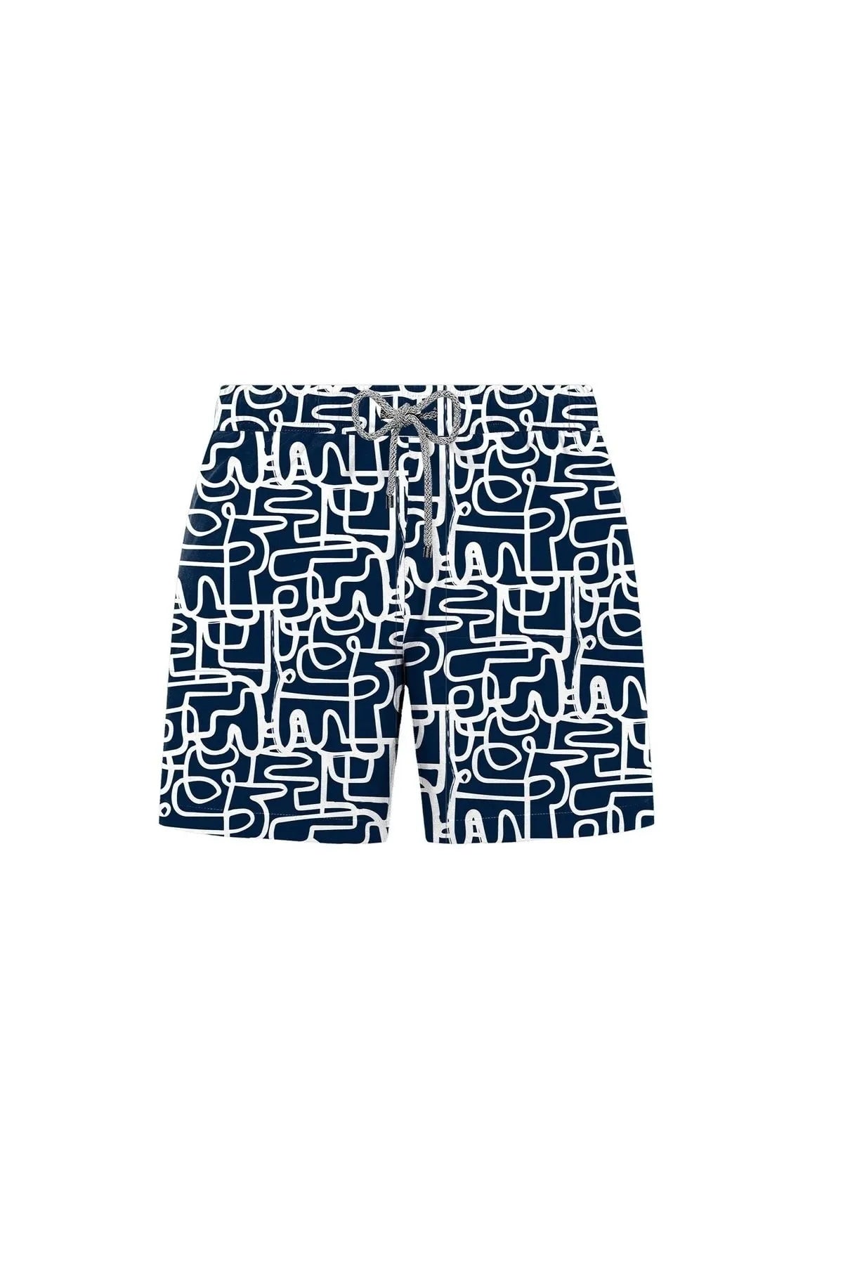 John Frank Men's Navy Swim Shorts