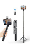 Çelikwork inspiring technology Tripod Wireless Selfie Stick with LED Light, Tripod Stand