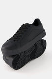 Bershka Women's Black Sneakers