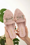 Modafırsat Women's Buckle Detailed Stylish Slippers