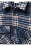Mango Men's Checked Wool Blend Shirt Jacket