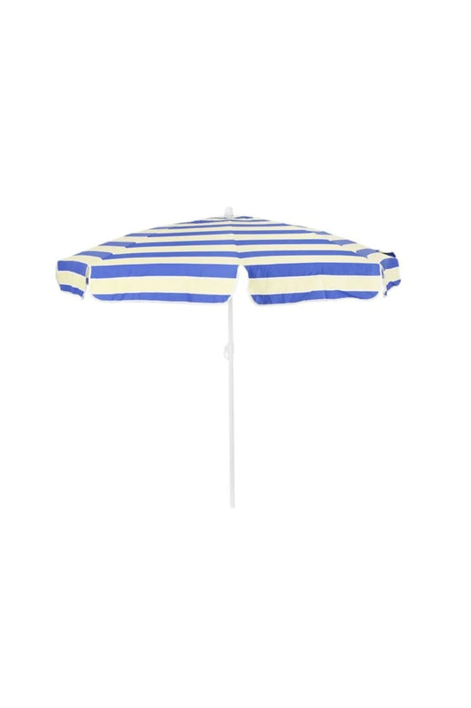 Mashotrend Garden Blue Cream Striped 2 Meter Umbrella