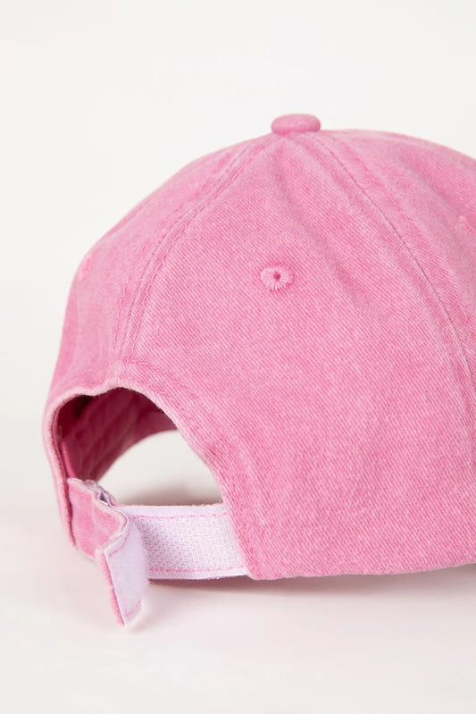 Defacto Women's Pink Cotton Hats