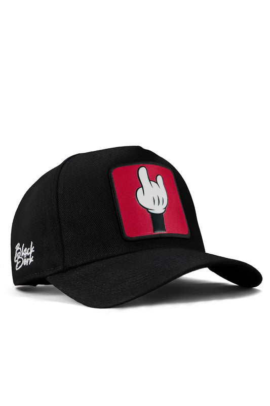 BlackBörk Men's Black Baseball Finger Hats