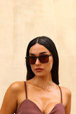 Modalucci Women's Brown Sunglasses