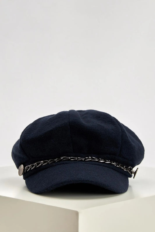 Defacto Women's Navy Blue Chained Hats
