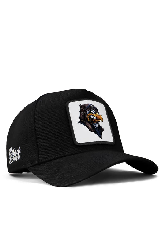 BlackBörk Men's Black Baseball Eagle Hats