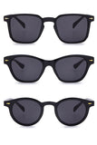 Modalucci Men's Black 3 Pieces Sunglasses