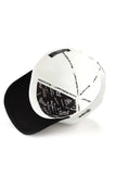 BlackBörk Men's White Baseball Eagle Hats