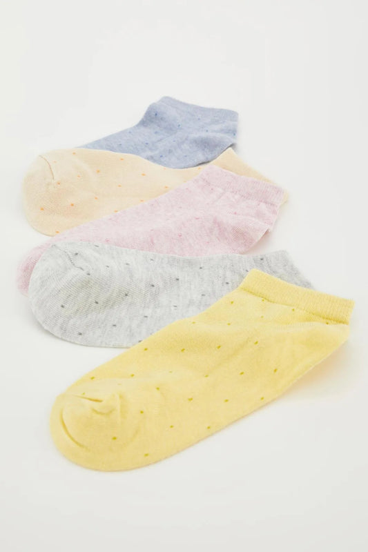 Defacto Women's 5-pack Cotton Booties Socks