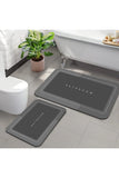 Else Carpet Bathroom Washable Non-Slip Base 2-Piece Bath Mat