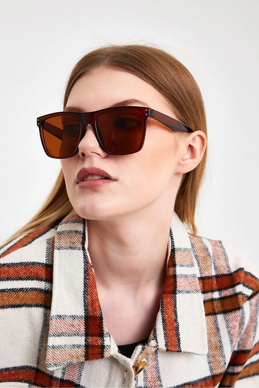 Modalucci Women's Brown Sunglasses