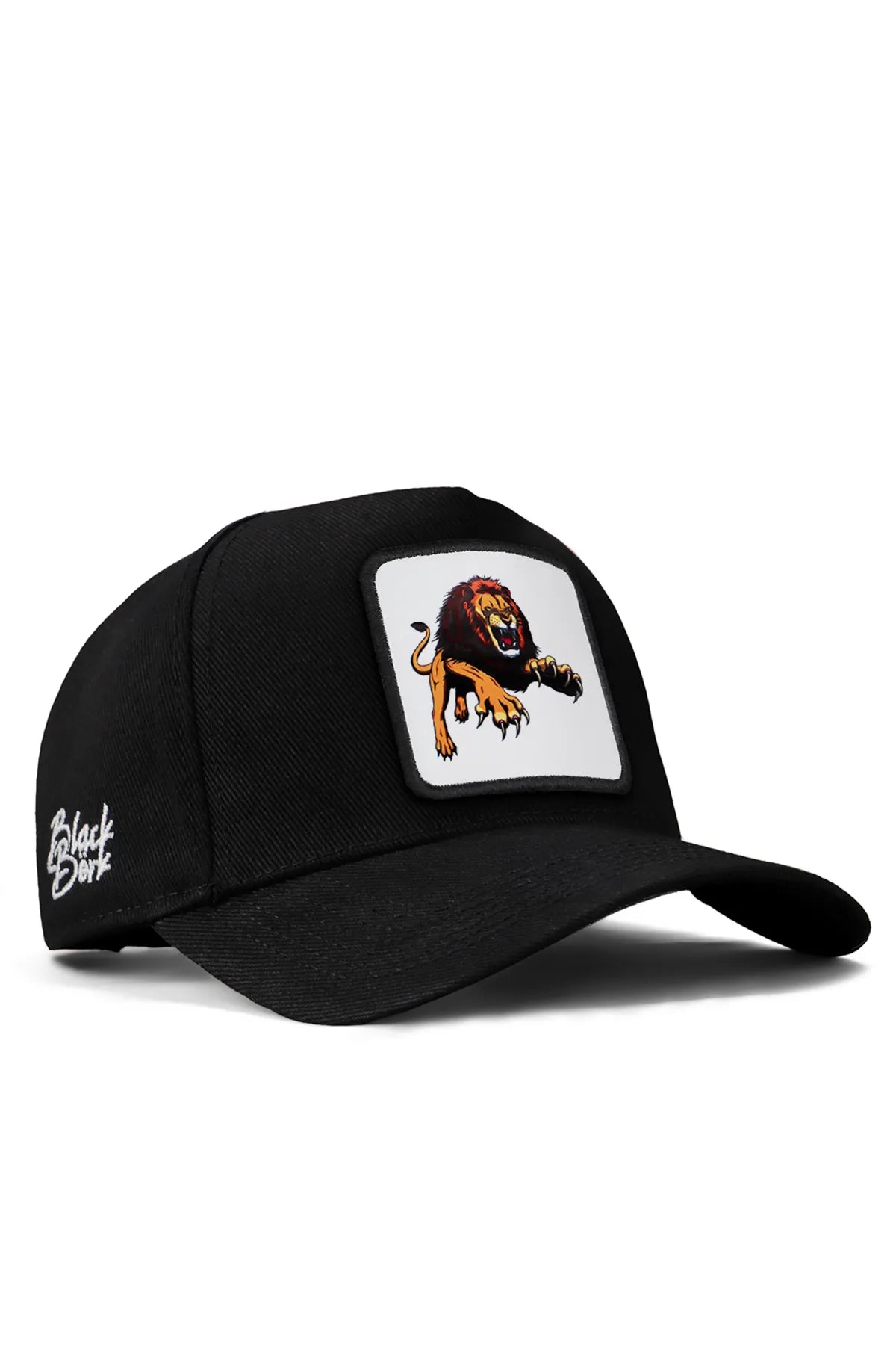 BlackBörk Men's Black Baseball Lion Hats