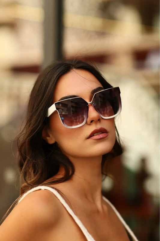 Modalucci Women's White New Season Sunglasses