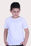 Fyk Kids Boy's Navy Blue White Zippered Basic T-shirt 2 Pack Tracksuit