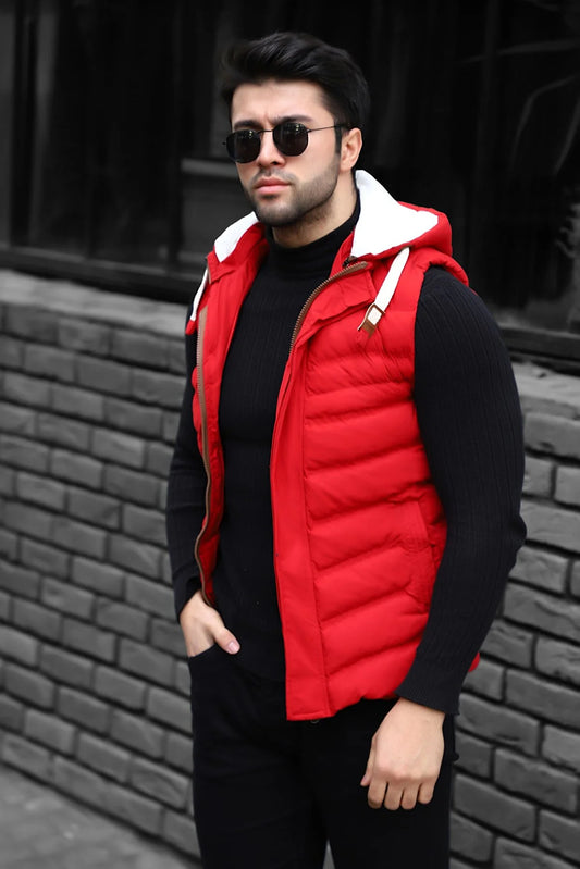 Weyeze Men's Red Lenasso Inflatable Vest