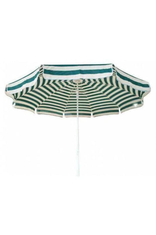 Mashotrend Garden Green White Striped Umbrella