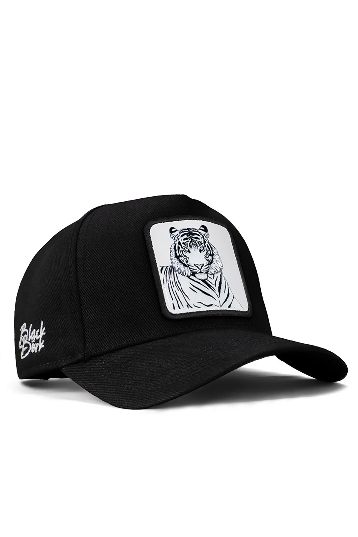 BlackBörk Men's Black Baseball Tiger Hats