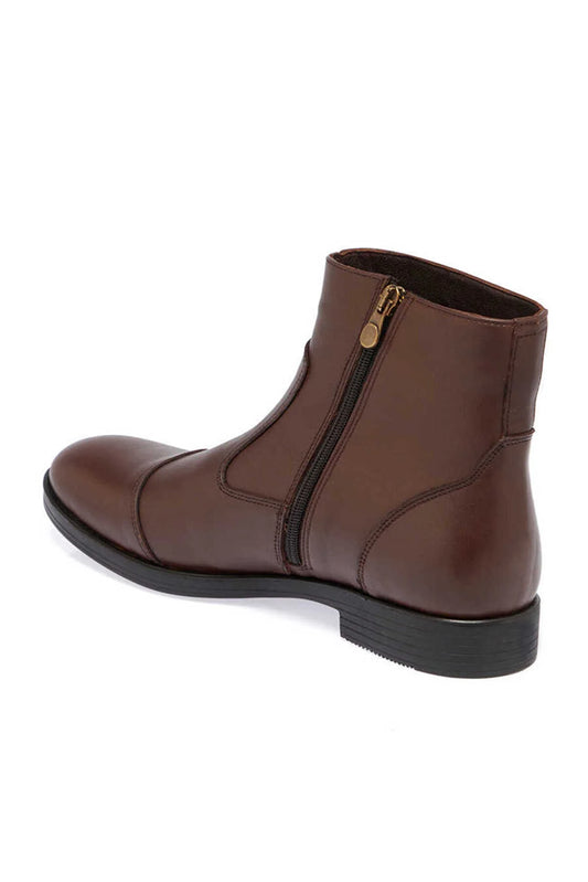 Tergan Men's Brown Leather Classic Boots