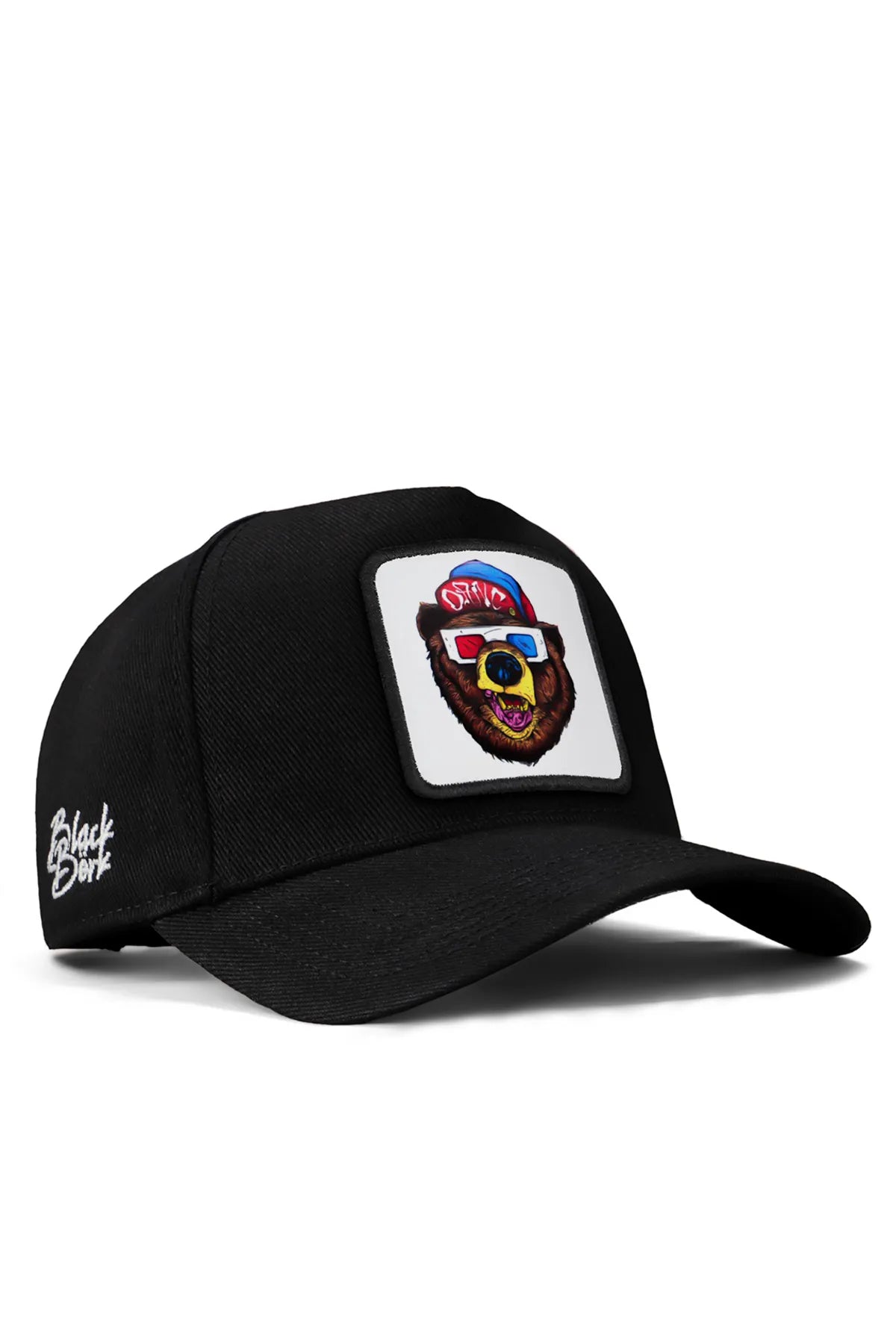 BlackBörk Men's Black Baseball Bear Hats