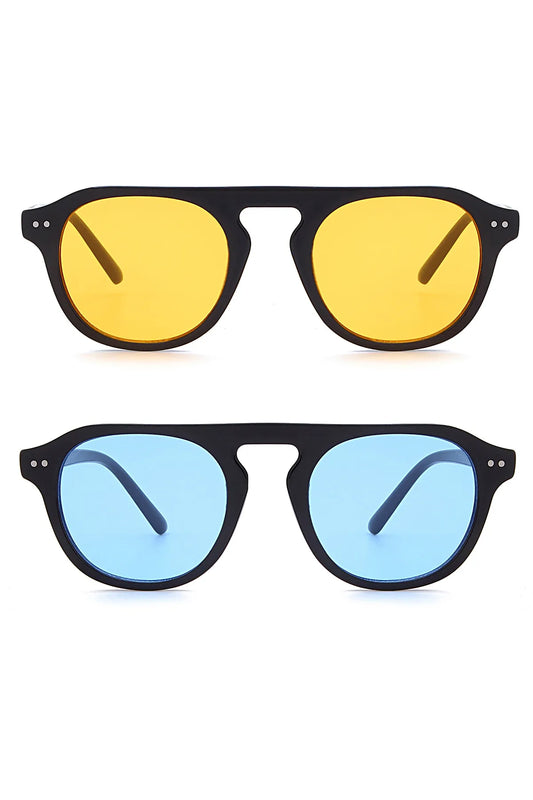 Modalucci Men's Set Of 2 Sunglasses