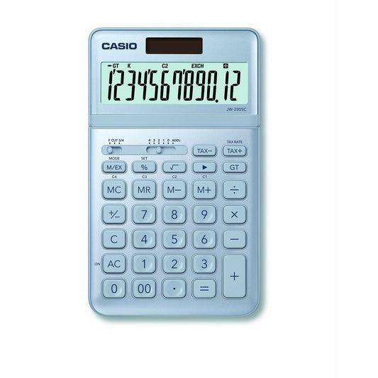 Calculator Casio JW-200SC-BU Blue Plastic