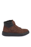 Tergan Men's Brown Leather Casual Boots