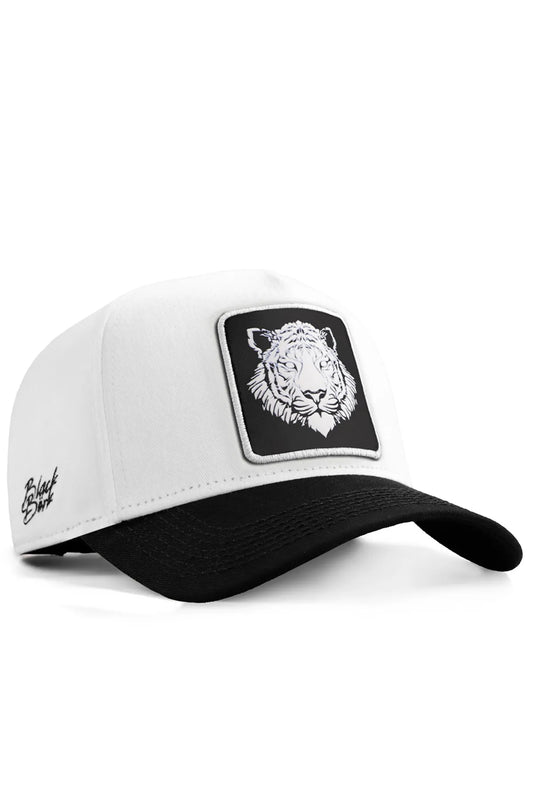 BlackBörk Men's White Baseball Tiger Hats