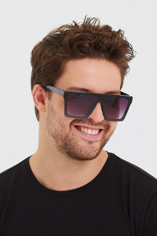 Modalucci Men's Black Sunglasses