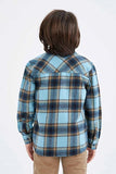 Defacto Boy's Long Sleeve Flannel Shirt