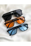 Modalucci Men's Black New Season Colored Glass 3-Piece Sunglasses
