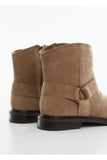 Mango Kids Girl's Brown Leather boots