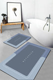 Else Carpet Bathroom Washable Non-Slip Base 2-Piece Bath Mat