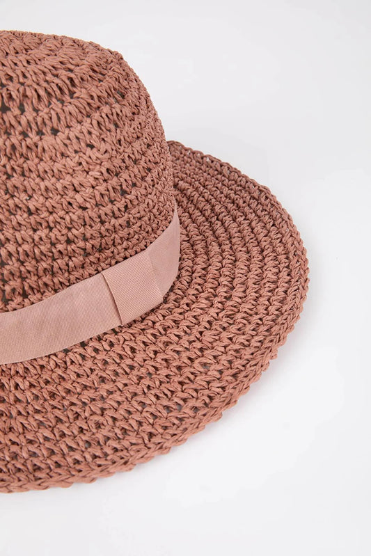 Defacto Women's Flared Straw Hats