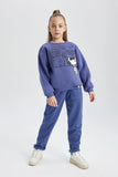 Defacto Girls Purple Carrot Fit Sweatpants