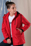 Pina Kids Boy's Red Thick Long Coat