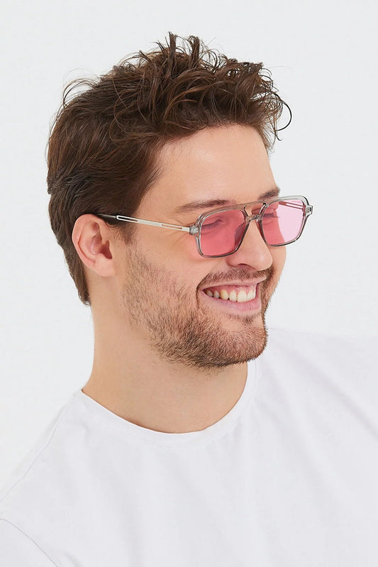 Modalucci Men's Pink New Season Sunglasses