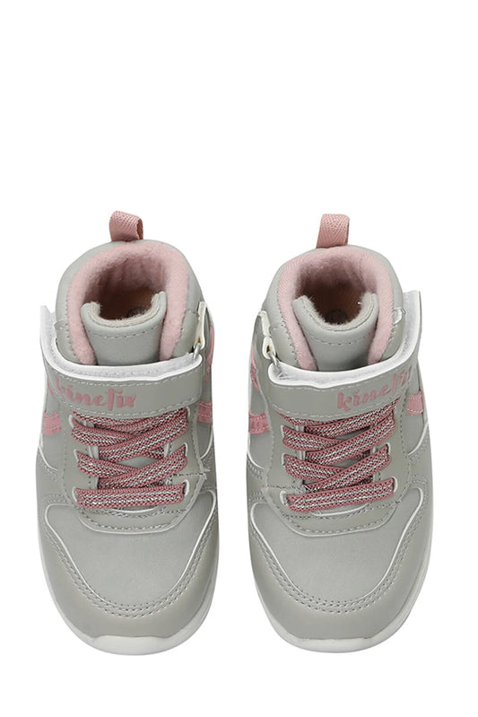 Kinetix Girl's Grey Pink Boots